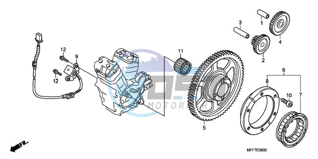 PULSE GENERATOR/ STARTING CLUTCH