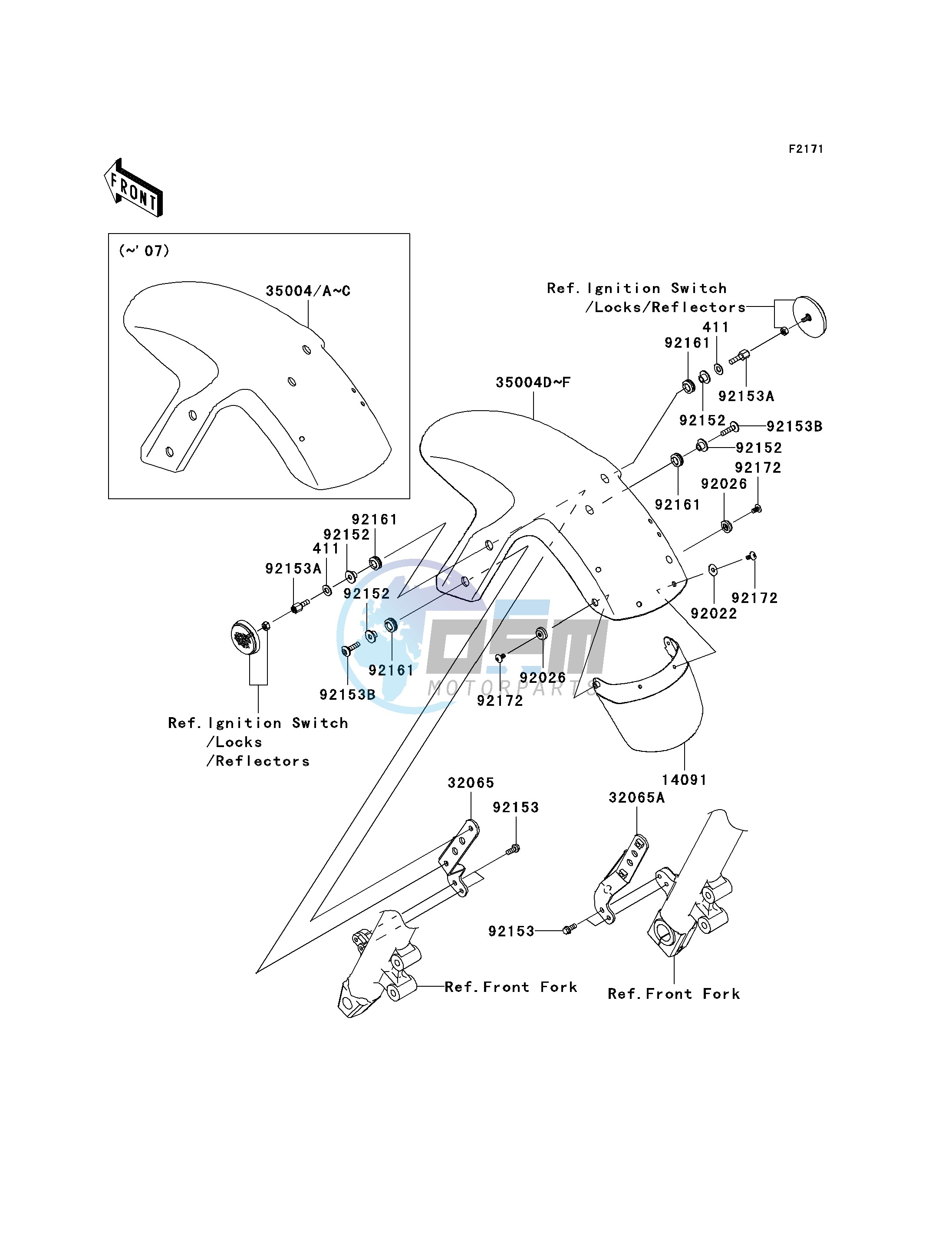 FRONT FENDER-- S- -