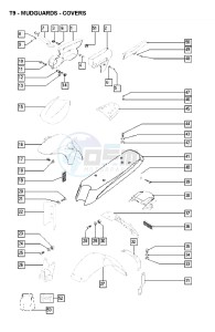 FUNTASTIC_25kmh_K8-L0 50 K8-L0 drawing Mudguards-covers