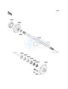 JET_SKI_STX-15F JT1500ABF EU drawing Drive Shaft