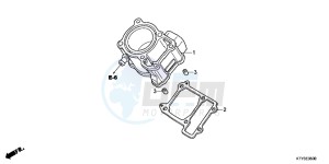 CBR125RSD CBR125RS UK - (E) drawing CYLINDER