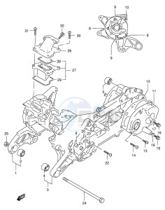 AE50 (E71) drawing CRANKCASE