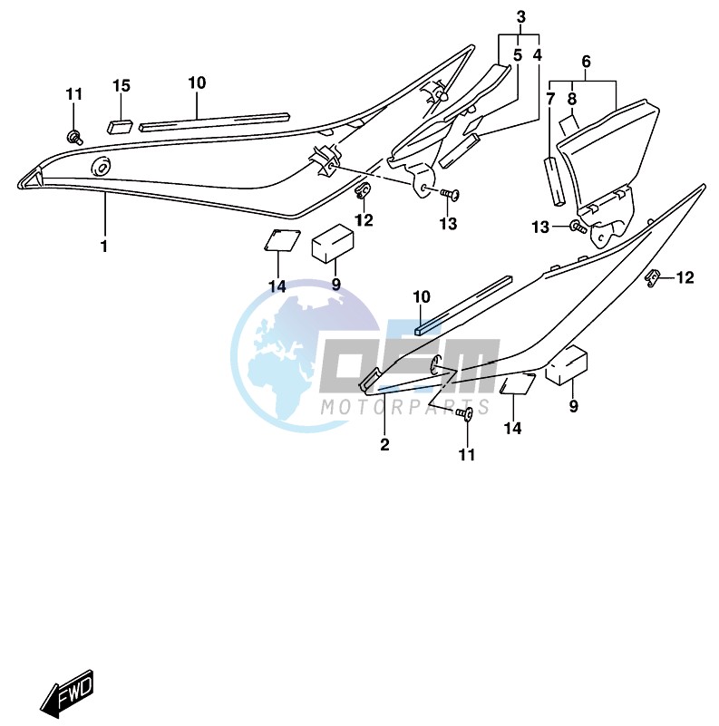 SIDE LOWER COVER (GSX-R1000RZL8 E21)