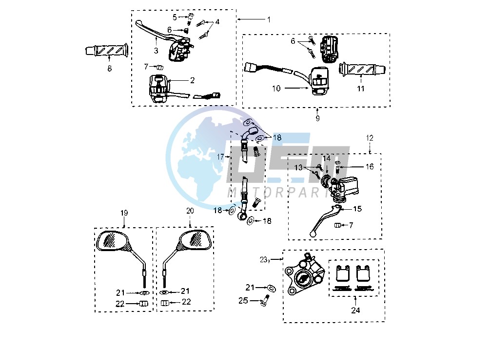 FRONT BRAKE SYSTEM VS/X