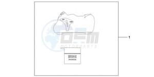 CBR1000RA9 Korea - (KO / ABS MME) drawing INDOOR BODY COVER HRC