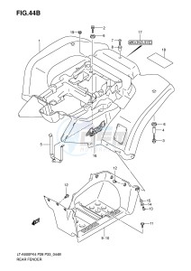 LT-A500F (P28-P33) drawing REAR FENDER (MODEL K7)