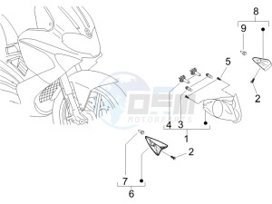 Runner 125 VX 4 (UK) UK drawing Head lamp - Turn signal lamps