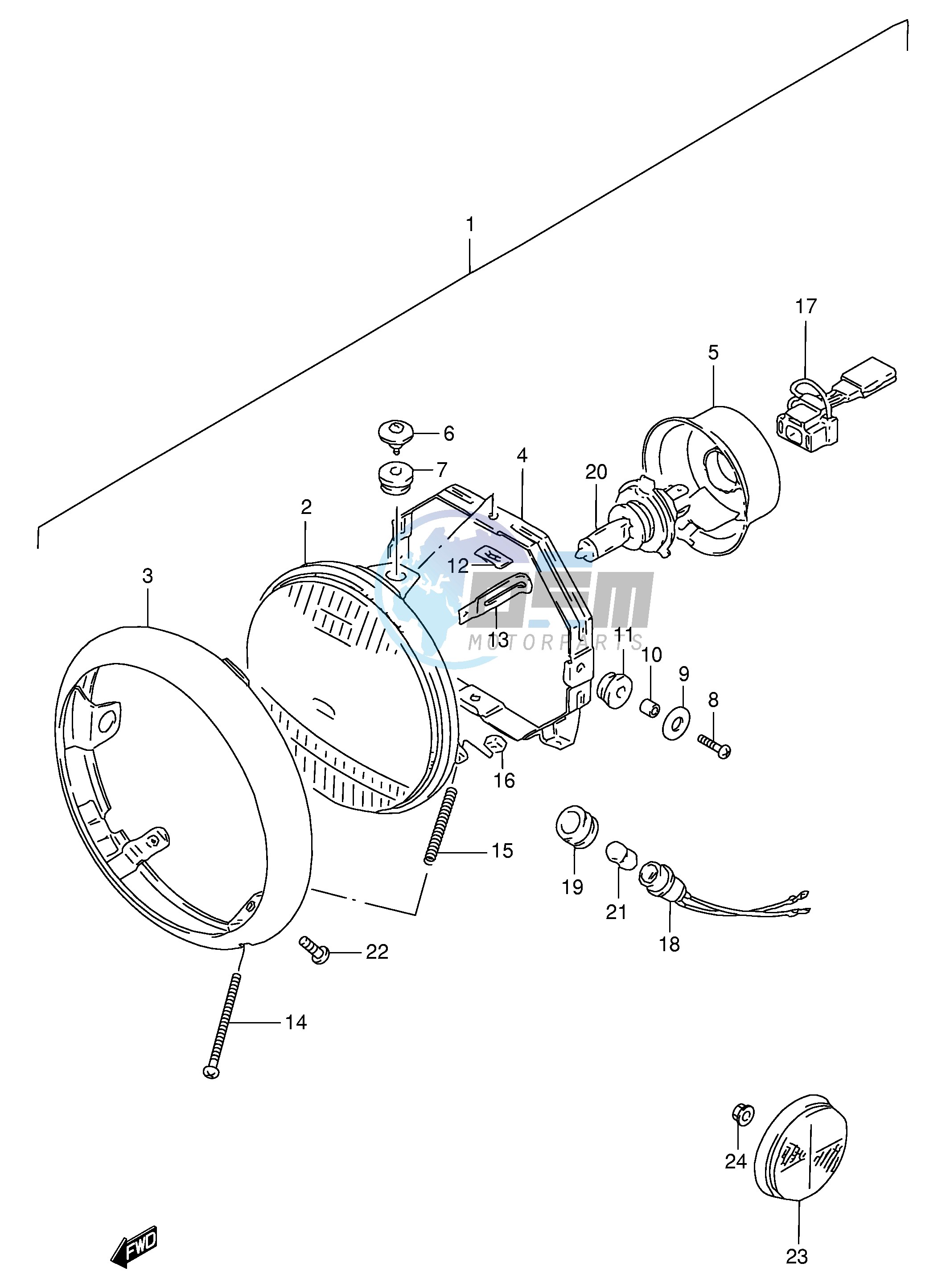 HEADLAMP (MODEL S)