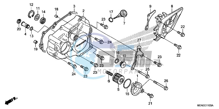 LEFT CRANKCASE COVER