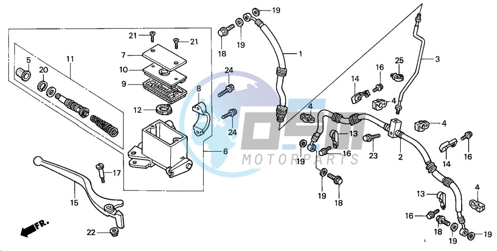 FR. BRAKE MASTER CYLINDER