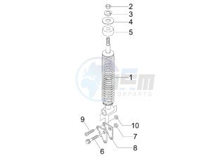 S 125 4T 2V E3 Taiwan drawing Rear suspension - Shock absorber - s