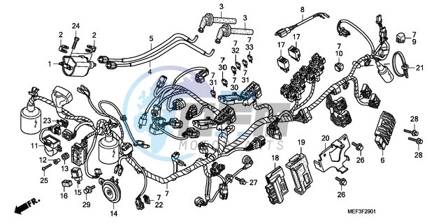 WIRE HARNESS (FJS400D9/FJ S400A)