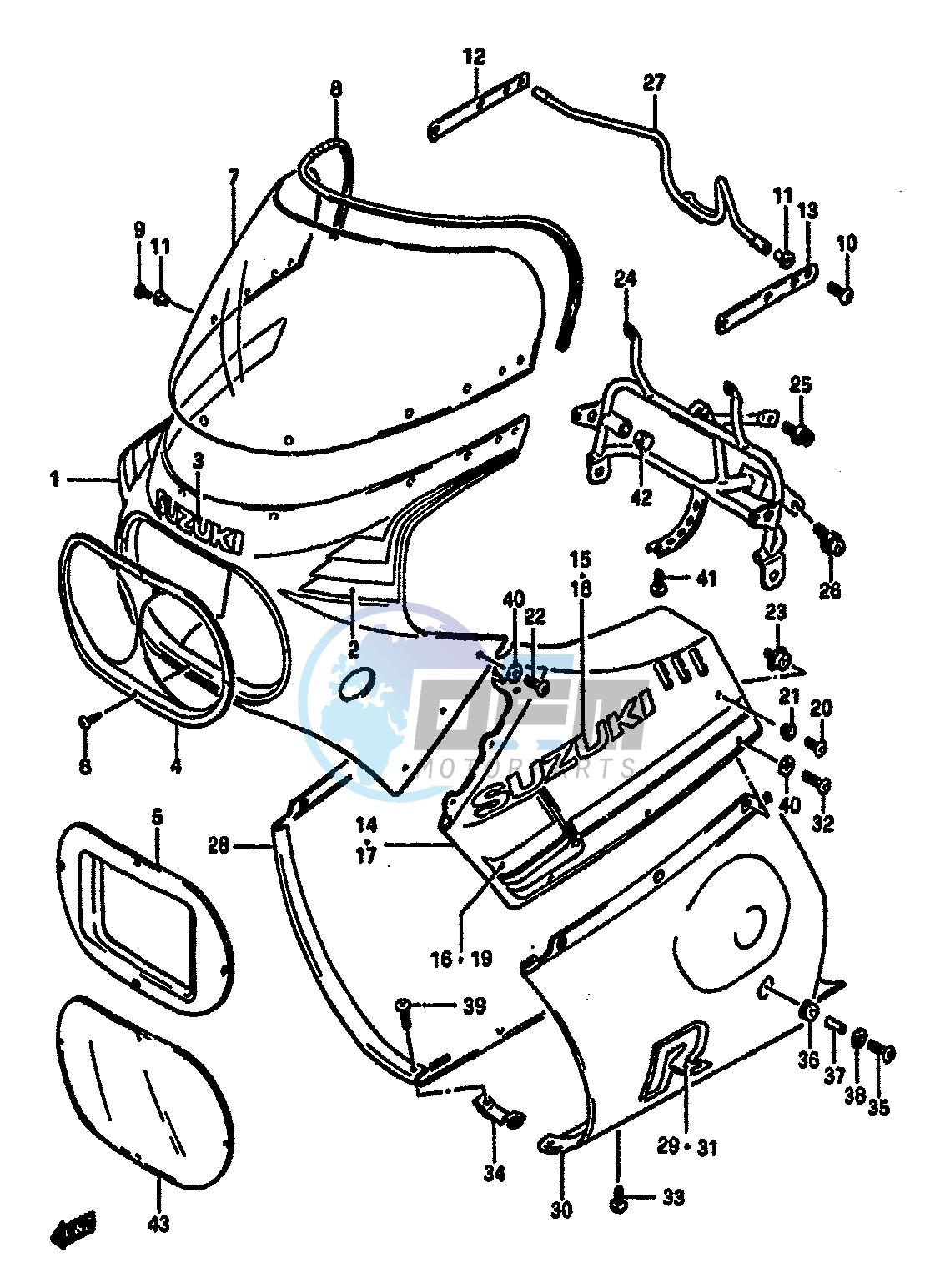 COWLING (MODEL F)