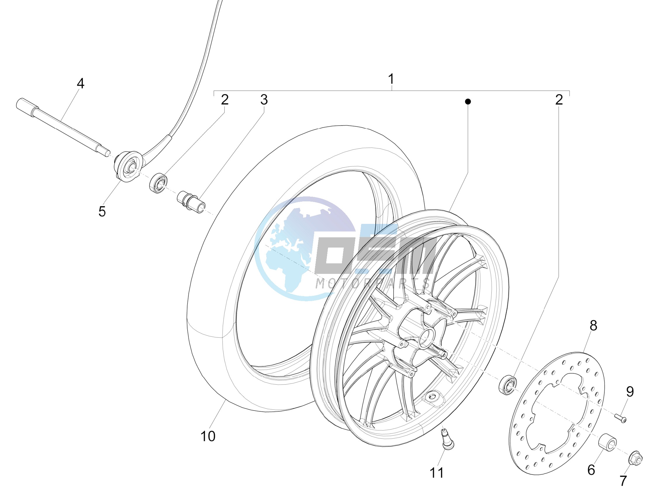 Front wheel