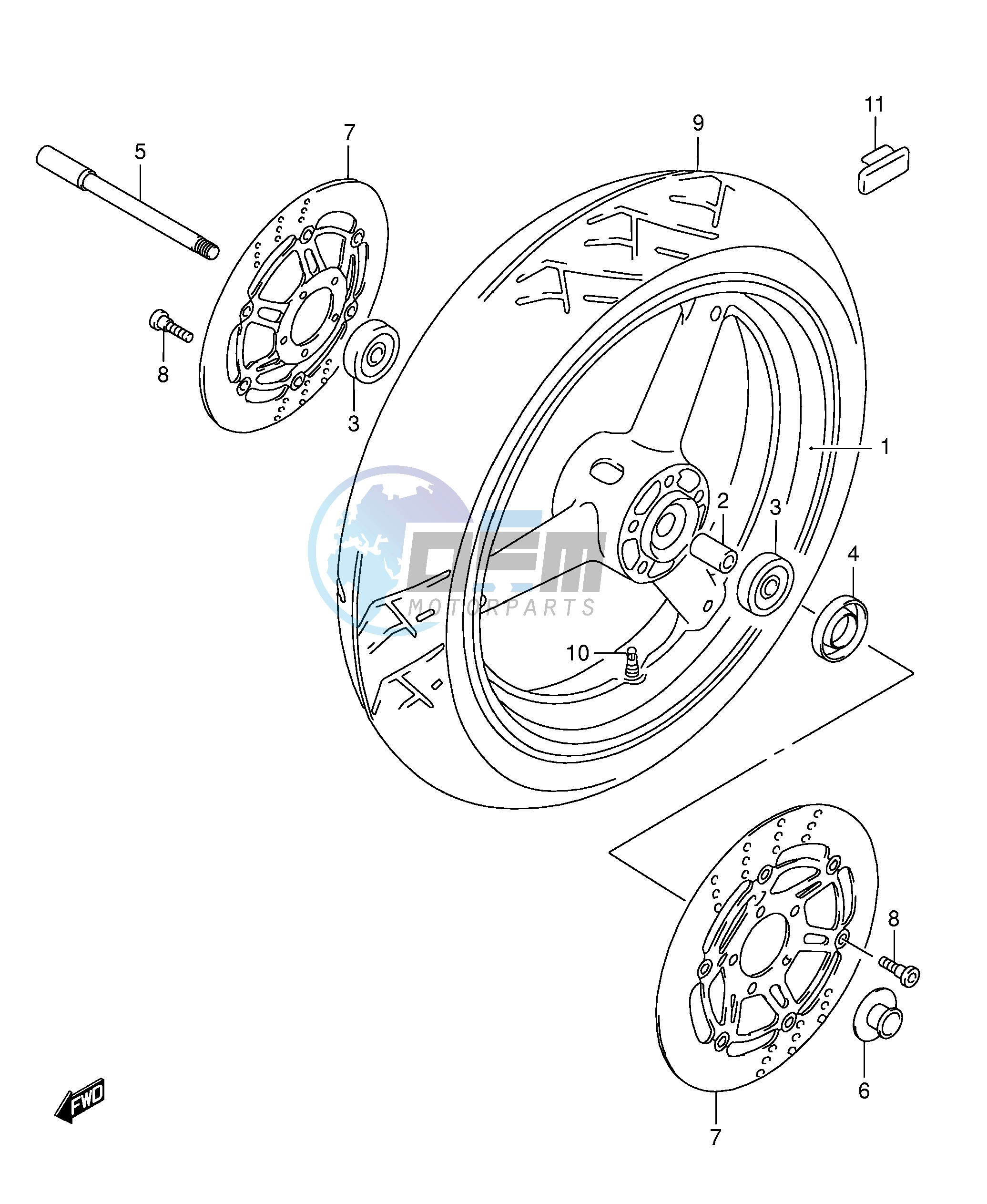 FRONT WHEEL