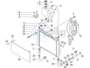 Nexus 125 e3 drawing Cooling system