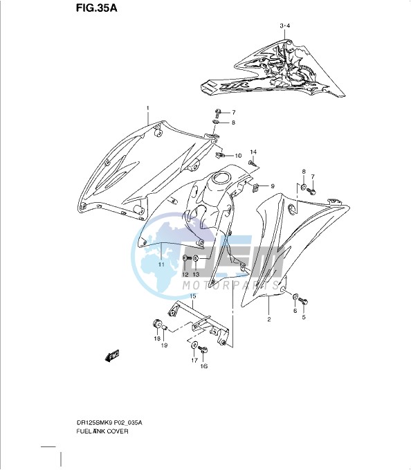 FUEL TANK COVER (MODEL L0)