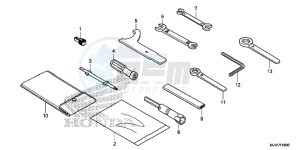 CB500F Europe Direct - (ED) drawing TOOL