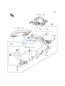 VERSYS 1000 KLZ1000BGF FR GB XX (EU ME A(FRICA) drawing Accessory(Bag Fitting Kit)