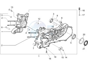 LX 50 4T USA drawing Crankcase