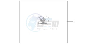 CB600F9 Spain - (SP) drawing KIT LOGO SE