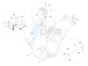 Liberty 125 4t Delivery e3 Single drawing Voltage Regulators - Electronic Control Units (ecu) - H.T. Coil