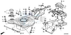 TRX500FM5H Europe Direct - (ED) drawing FUEL TANK