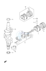 DF 40A drawing Crankshaft