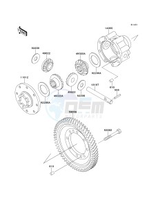 KAF 620 C [MULE 2500] (C6) [MULE 2500] drawing DIFFERENTIAL