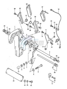 DT 55 drawing Clamp Bracket (1988 to 1994)