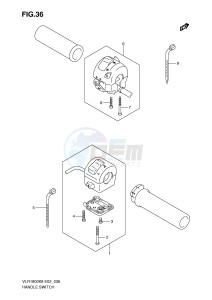 VLR1800 (E2) drawing HANDLE SWITCH