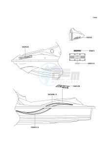 JT 900 D [900 STX] (D1) [900 STX] drawing DECALS