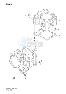 DL650 (E2) V-Strom drawing CYLINDER