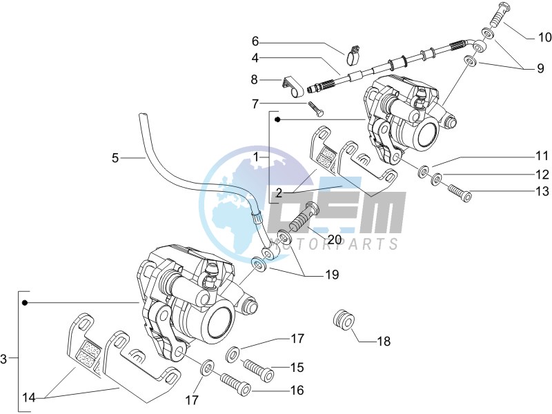 Brakes hose  - Calipers