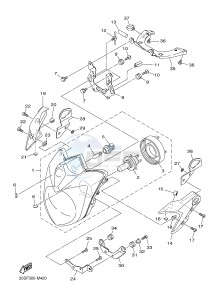 XJ6N 600 XJ6-N (NAKED) (20SF) drawing HEADLIGHT