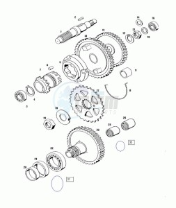 SPRINT_SPORT_L1 50 L1 drawing Countershaft-mainshaft