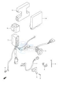 DF 60A drawing PTT Switch/Engine Control Unit