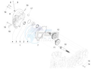 SPRINT 125 4T 3V IGET ABS E4 (EMEA) drawing Reduction unit