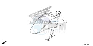 SH125E SH125 E drawing FRONT FENDER