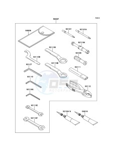 ER-6N ER650CBF GB XX (EU ME A(FRICA) drawing Owner's Tools