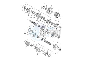 FZ6 600 drawing TRANSMISSION