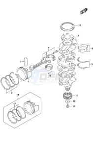 DF 150 drawing Crankshaft