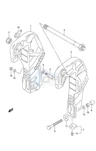 DF 40A drawing Clamp Bracket