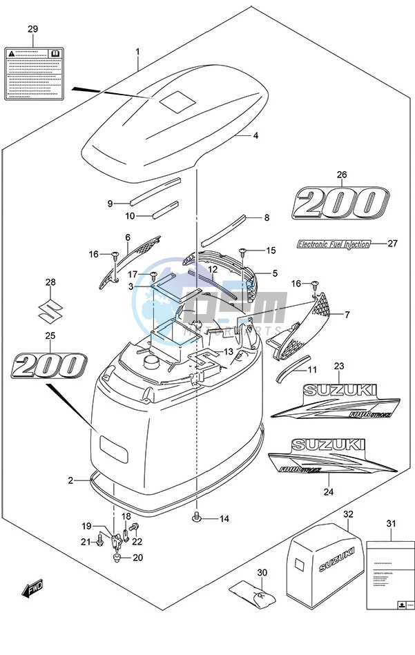 Engine Cover (Black)