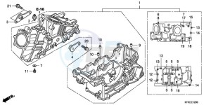 VTR2509 Europe Direct - (ED / LL) drawing CRANKCASE