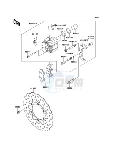 D-TRACKER_125 KLX125DDF XX (EU ME A(FRICA) drawing Front Brake