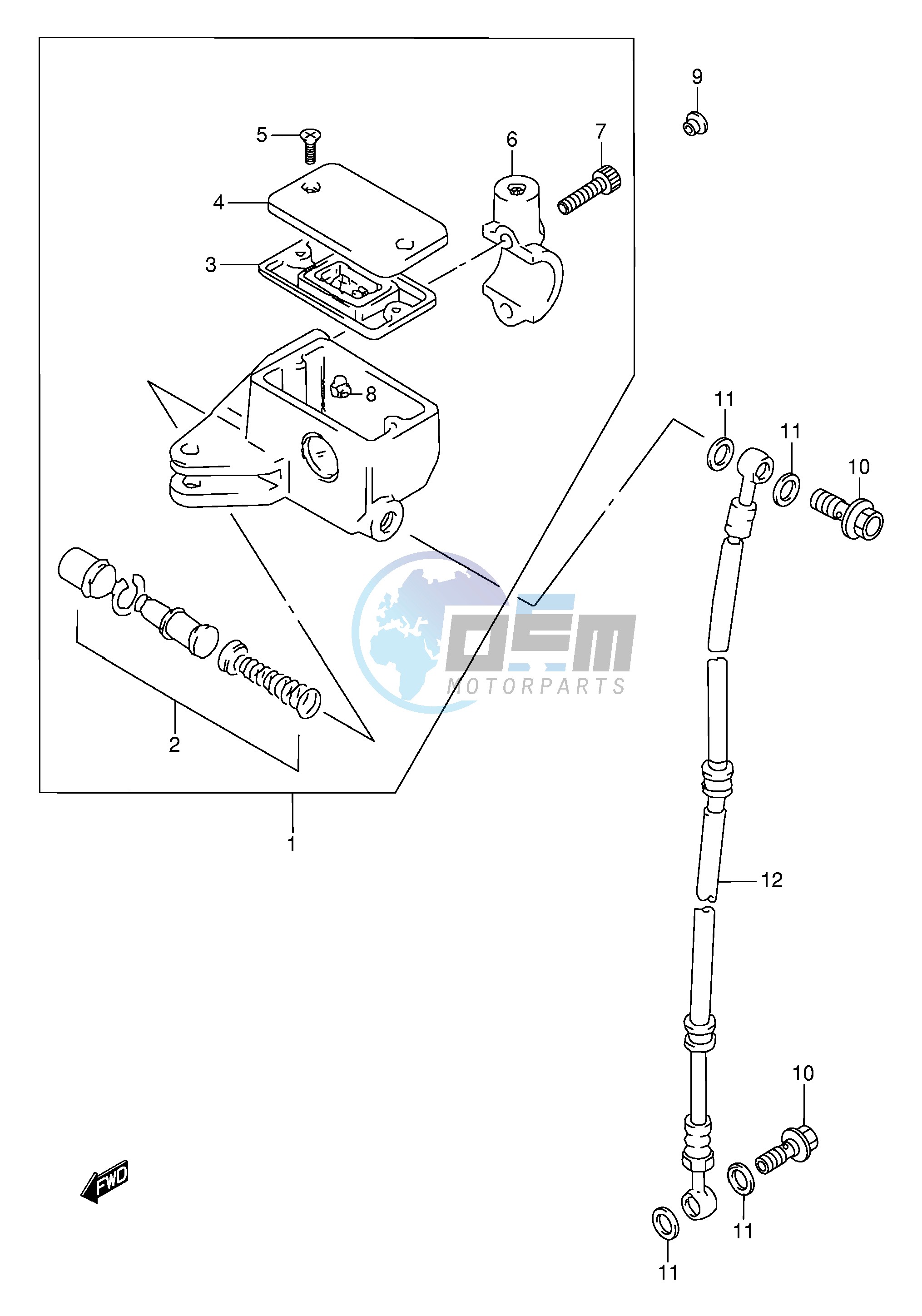 FRONT MASTER CYLINDER