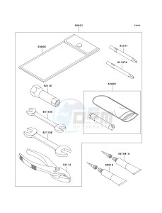 KLF 250 A [BAYOU 250] (A6F-A9F) A6F drawing OWNERS TOOLS