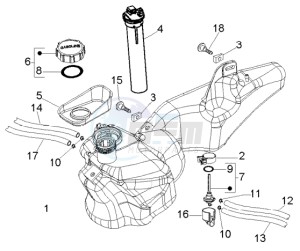 Liberty 50 4t RST ptt (F) France drawing Fuel Tank