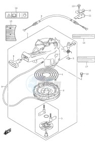 DF 6 drawing Recoil Starter